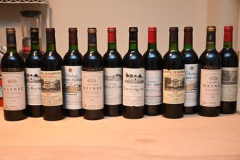 Collection Of 12 Bottles Of Wine