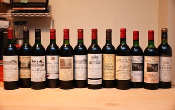 Collection Of 12 Bottles Of Wine