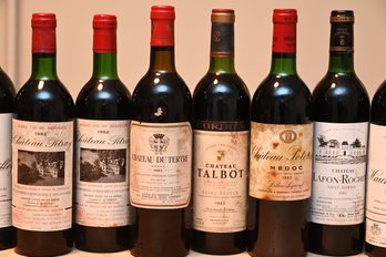 Collection Of Nine Bottles Of Wine