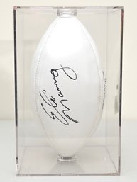 Eli Manning Autographed Football In Case