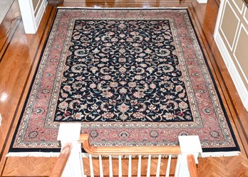 10 X 14 Hand-Knotted Persian Or Oriental Area Rug  Traditional Floral Design