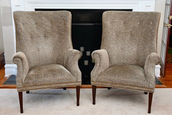 Hickory Chair Company Wing Back Chairs