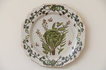 Decorative Floral Plate