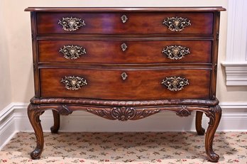 Henredon Chippendale Carved Mahogany Chest Of Drawers