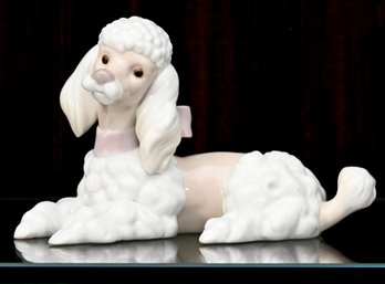Lladró Porcelain Poodle Figurine