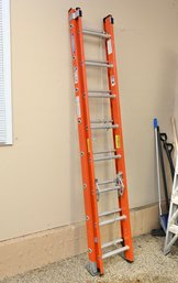 Werner D6216-2 16-Foot Fiberglass Extension Ladder