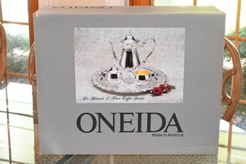 Oneida Silver Plate Du Maurier 4 Piece Coffee Service