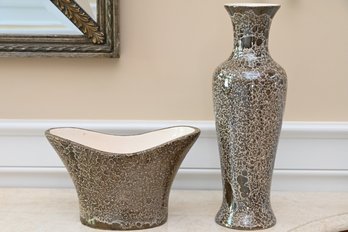 Matching Grey Vases