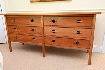 John Kelly Black Cherry Longboy Double Dresser