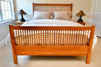 John Kelly Black Cherry Queen Size Bed Frame