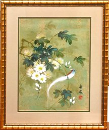 Hua-Niao Chinese Bird And Flower Painting By Tae Yet Ching