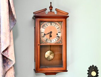 Linden German Wall Clock With Pendulum