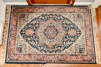 Karastan Navy Heriz Wool Area Rug
