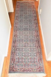 Wool Indo-Persian Bidjar Runner Rug