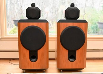 B&W 801M Floorstanding Speakers Pair With Tweeter Pods