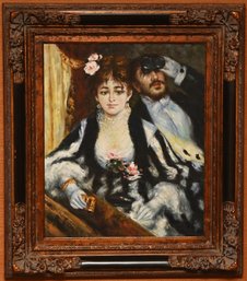 Man And Woman Framed Painting On Canvas