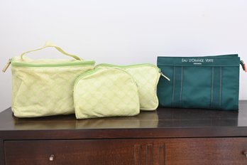 Designer Travel Cosmetic Bag Set  Ralph Lauren & Herms