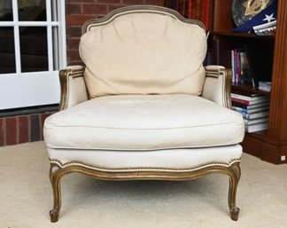 Hancock & Moore Leather Bergere Chair