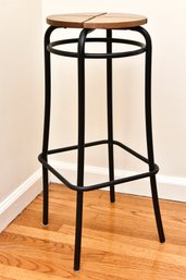 Wood And Metal Stool