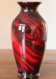 Red Vase