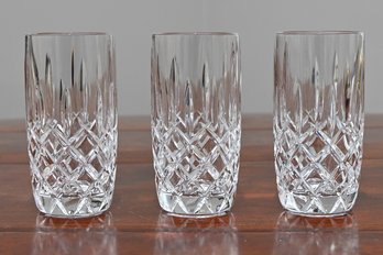 Trio Of Crystal Water Glasses