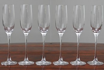 Set Of 6 Lenox Champagne Glasses