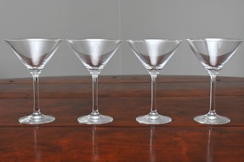Set Of 4 Martini Glasses