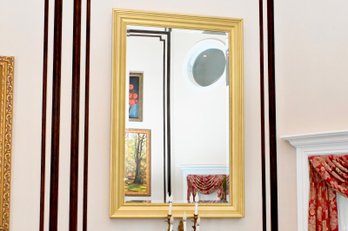 Large Wall Mirror In Gold Frame 1 Of 2