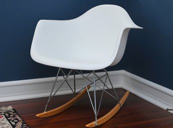 White Rocking Chair