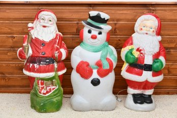 Vintage Christmas Decoration Statues