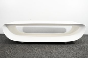 Authentic Bum Bum White Sculptural Coffee Table