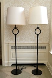 Giacometti Style Floor Lamps - A Pair