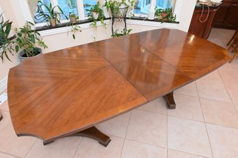 Double Pedestal Dining Room Table