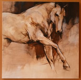 White Horse Canvas Print