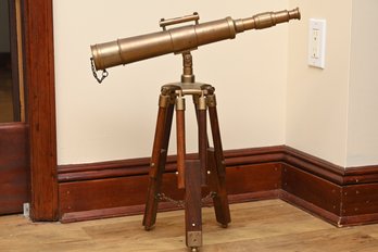 Brass Decorative Telescope