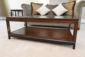 Bernhardt Rectangular Glass-Top Cocktail Table