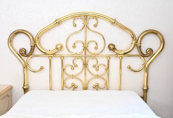 Queen Size Brass Headboard