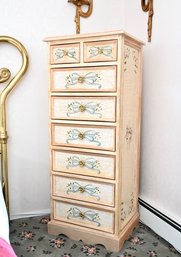 Raquels Collection Tall 8 Drawer Painted Tallboy Dresser