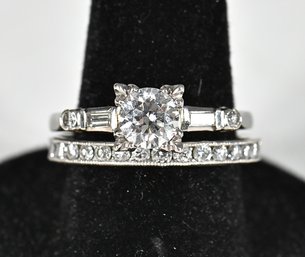 Diamond Ring .75 Ctw And 1ctw Diamond Wedding Band