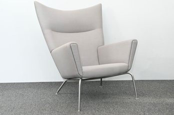 Hans Wegner Wing Lounge Chair For Carl Hansen