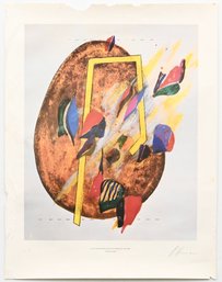 Daniel Humair Le Logis DExact Artist Proof Lithograph, Pencil Signed