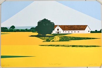 Franco Costa The Tree And The Farm Silkscreen Artist Proof Print, Signed