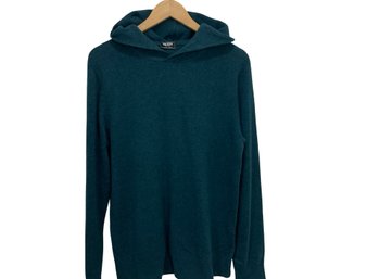 Todd Snyder Green Cashmere Blend Hoodie Sweater NEW