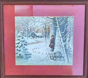 Cardinal Christmas Serenade By Charles Wysocki
