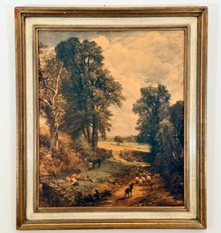 Cornfield By Constable Framed Print On Board