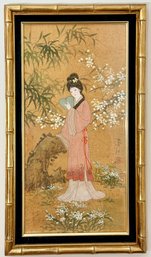 Oriental Geisha Girl Print