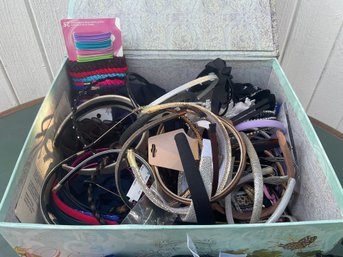 Box Of Hand-bands & Hair Accessories