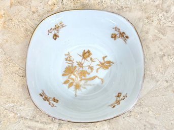 Limoges France Bowl With Gold Trim