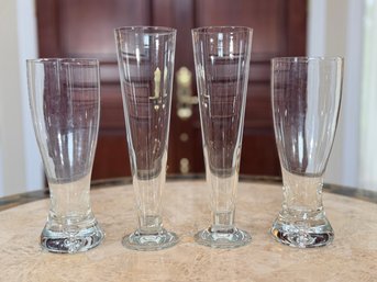 4 Glass Beer Steins