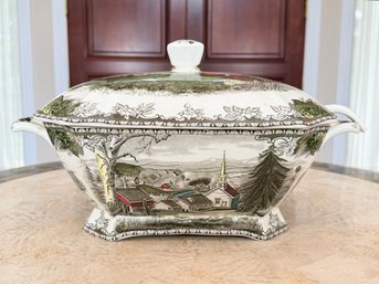 Johnson Brothers Friendly Village Soup Tureen With Ladle